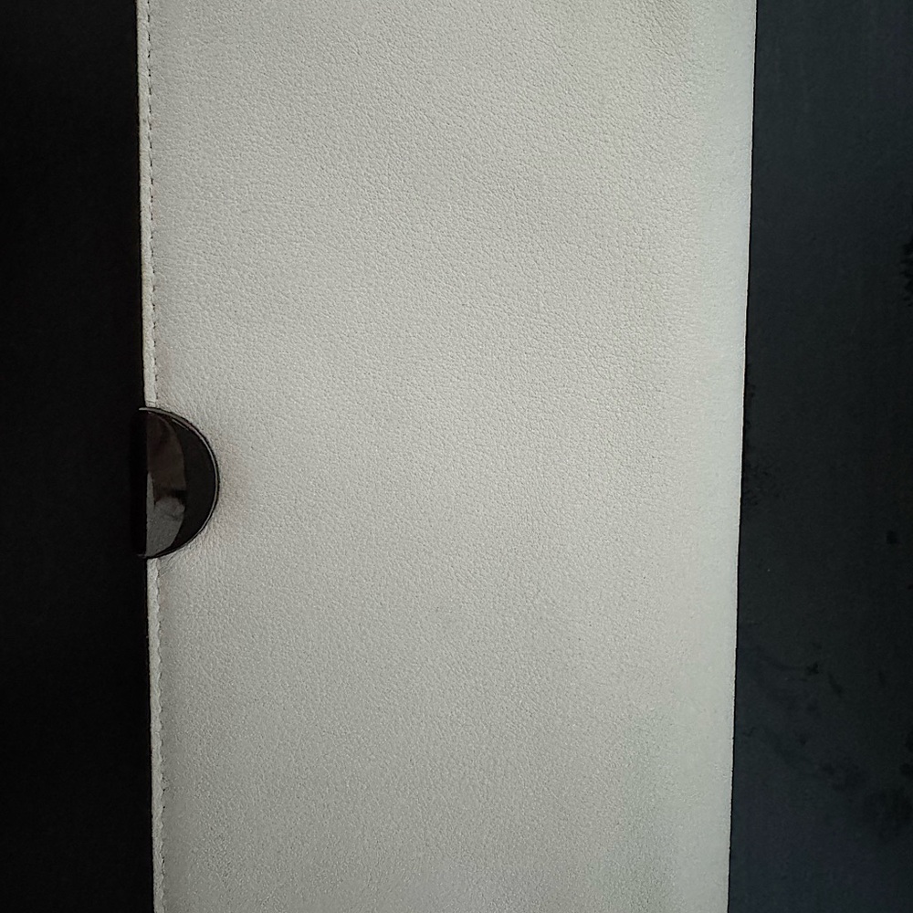 New Coach Dreamer Large Wallet Smooth Leather Chalk 66615